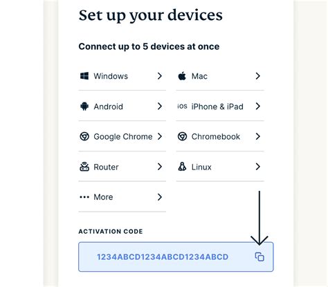 Cómo encontrar su código de activación de VPN .